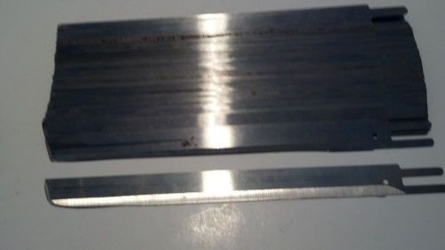 (50) Eastman Cutting Straight Knives 8&#034; Made in USA, High Speed Steel