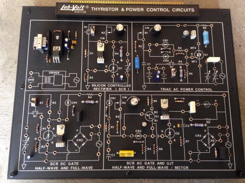 Lab Volt Trainer Board 91011-20 Thyristor &amp; Power Control Circuits