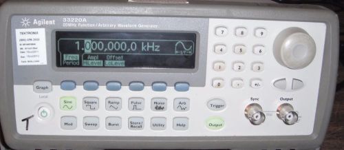 HP/Agilent 33220A 20 MHz Function / Arbitrary Waveform Generator