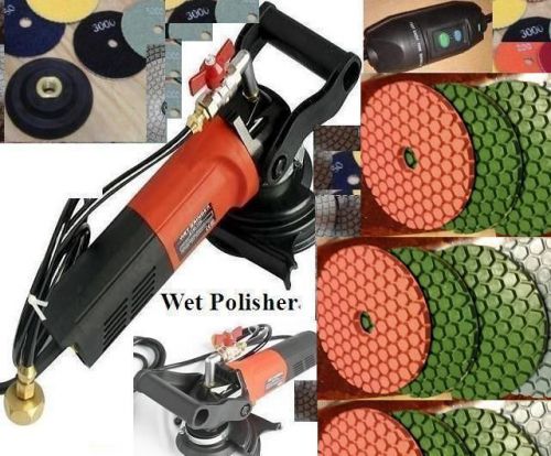 Variable speed wet polisher diamond polishing 12 pad ultra thick concrete stone for sale
