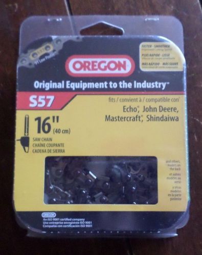 Brand New Oregon 16&#034; Saw Chain -S57: Fits- Echo/John Deere/Mastercraft/Shindaiwa