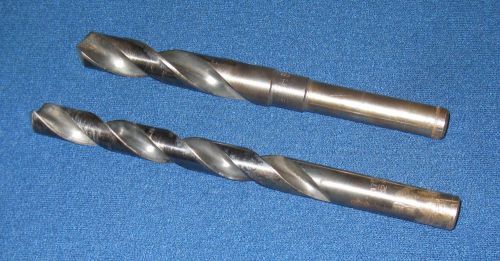 TWO USED BITS: 1 CLE-FORGE 17/32 HS BIT AND 1 SILVER DEMING 5/8&#034;HS BIT
