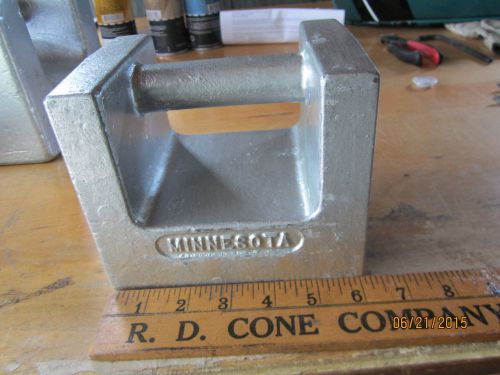 Silver 25lb Class F Cast Iron Grip Handle Calibration Weight