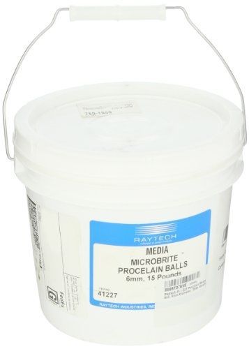 Raytech 41-227 Porcelain Media Ball, 6mm Diameter, 15lbs Weight