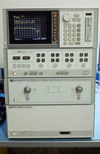 Hp 8510c 45mhz-40ghz vector network analyzer, complete set, opt 010 for sale