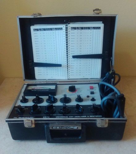 Sencore CR70 Beam Builder Universal CRT Analyzer Restorer w/ Manual