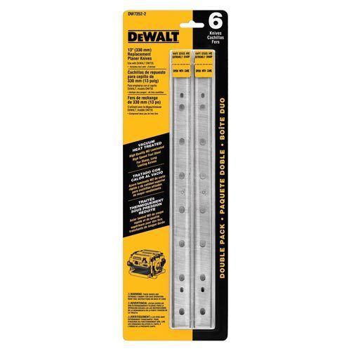 DEWALT DW7352-2 13-Inch Heat Treated Double Sided Replacment Planer Knives