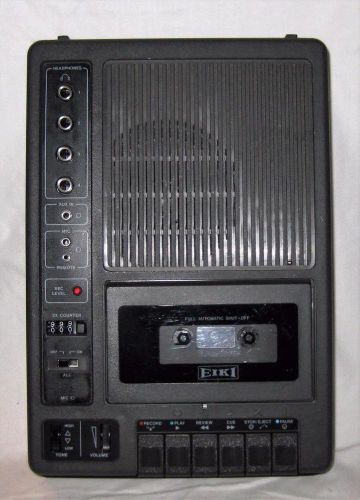 EIKI Model 3279A Cassette Recorder Tape Deck w/ Multiple Headphone Outputs