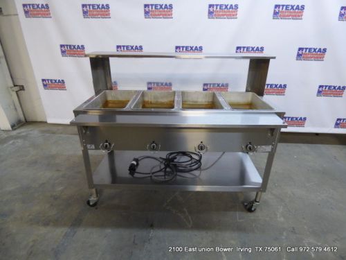 Duke aerohot 4 wells steam table with sneeze guard  e304 m for sale