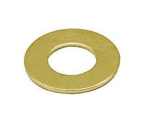 Small parts brass flat washer, plain finish, 1/2&#034; screw size, 0.56&#034; id, 1-1/4&#034; for sale
