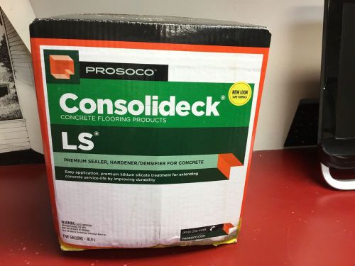 Consolideck LS Guard 5 Gallon Prosoco Concrete Floor Sealer Hardener Sealer