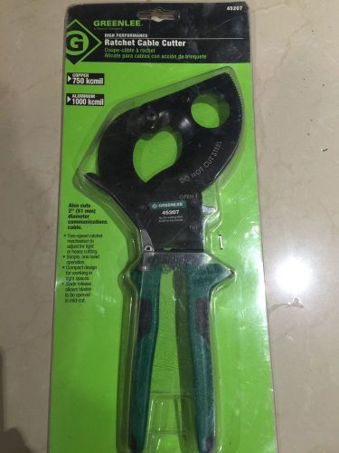 Greenlee ratchet cable cutters #45207 for sale