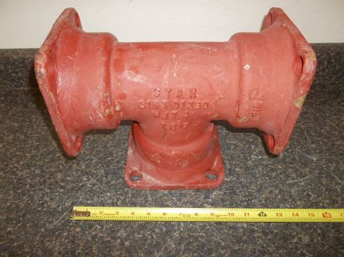 Star cast iron tee  water pipe   c153 di350 mjt 4 7g17 for sale