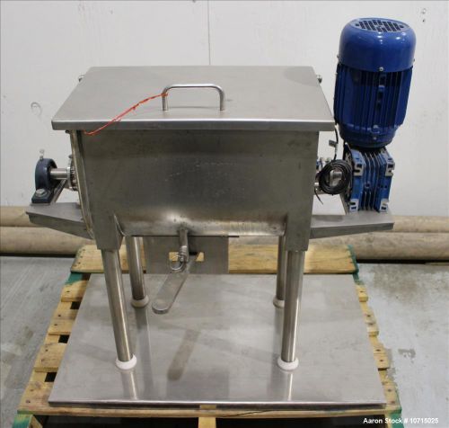 New- in stock- paul o abbe 1 cubic foot ribbon blender. type 304 stainless steel for sale