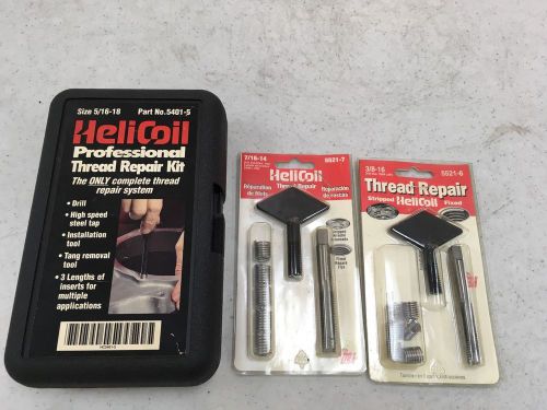 Helicoil thread repair set pn 5401-5 / 5521-7 / 5521-6 for sale