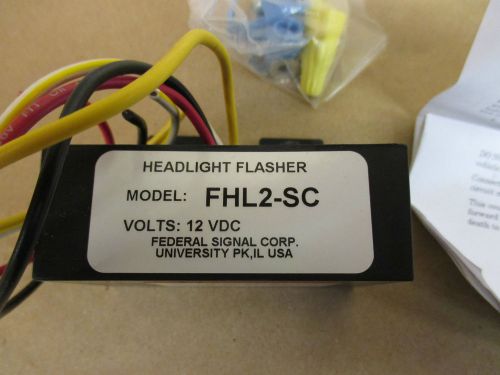 HEADLIGHT FLASHER FHL2-SC FEDERAL SIGNAL CORPORATION  NEW OLD STOCK