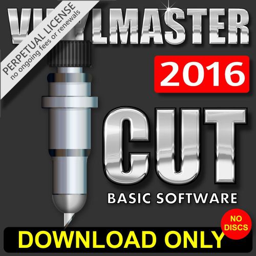 Sign making software vinylmaster cut basic vinyl plotter cutter by download only for sale