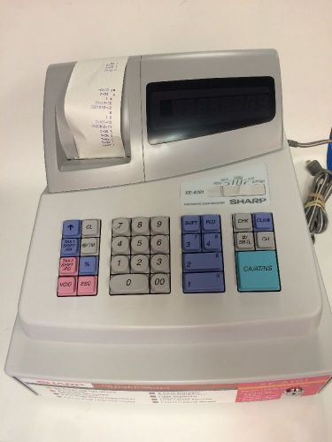 Sharp XE-A101 Eletronic Cash Register No Key
