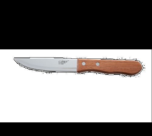Winco kb-30w jumbo steak knife 5&#034; heavy duty blade wooden handle - case of 288 for sale
