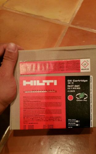 1 box Hilti DX Cartridge 6.8/11 M10 STD Cal.27 short 1000 each bulk box