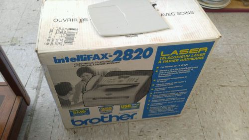 NEW Brother IntelliFax-2820 Laser Printer, fax, phone, copier with 1cartridge