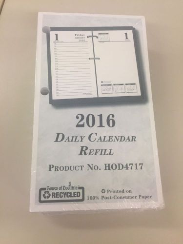Daily calendar refill 2016
