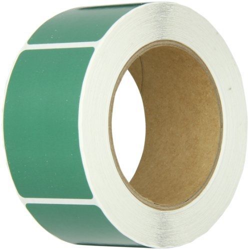 Tape Logic DL630D Inventory Rectangle Label, 3&#034; Length x 2&#034; Width, Green (Roll
