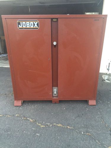 Jobsite Cabinet, Steel, Brown, Jobox, 1-694990