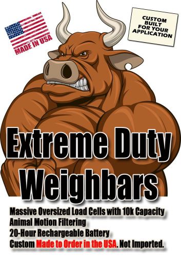 EXTREME DUTY Weigh Beam Cattle Hog Pig Cow Livestock Chute Scale Weighbeam