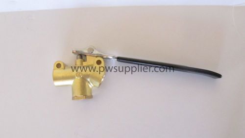 Angle Valve 1/4&#034; Brass Truckmount Extractor Trigger Lever Carpet Cleaning 1200ps