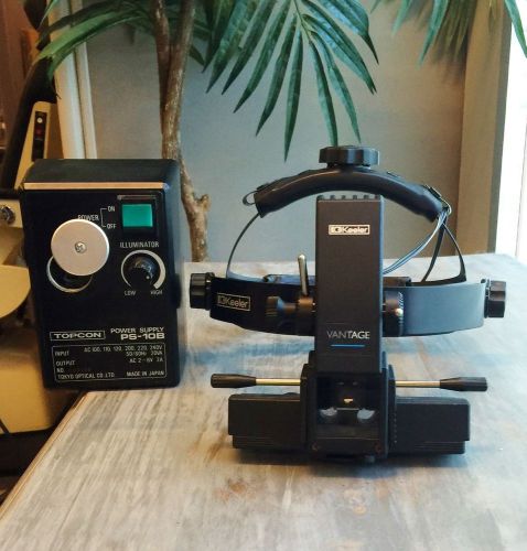 Keeler Vantage BIO indirect Ophthalmoscope With Topcon Auto On/Off Power Supply