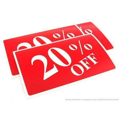 3 20% Off Plastic Message Display Signs