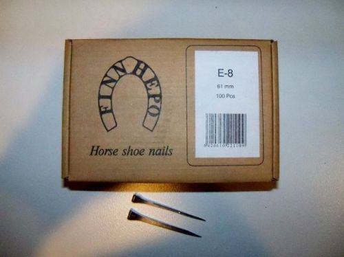horseshoe nails a box of 100 nails E-8