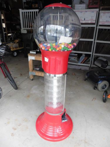 Gumball Machine spiral red store commercial stand alone Rally Global Inc Beaver