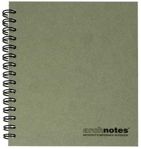 Archtoolbox Archnotes, Architect&#039;s Reference Notebook, 1/8&#034; Grid Paper, 6.5&#034; x