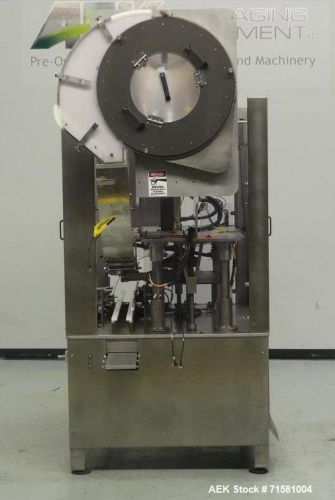 Used- Resina Model NRS-51 Single Chuck Cap Plugger. Capable of speeds up to 60 c