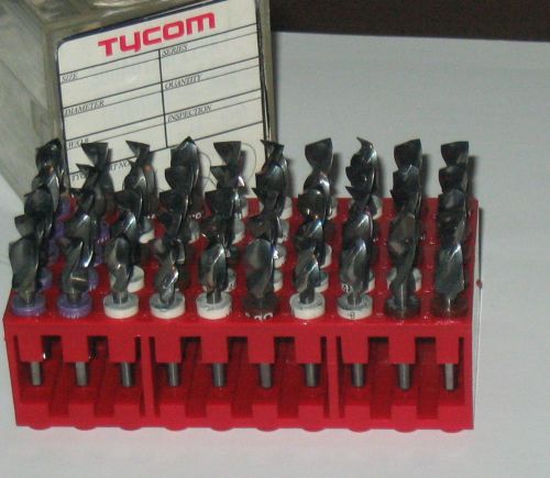 METAL REMOVAL CARBIDE CUTTING DRILLS-MIXED SIZES