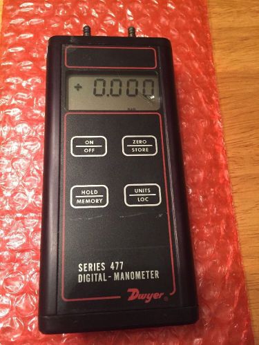 Dwyer Series 477 Handheld Digital Manometer USED WORKING