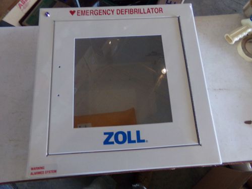 Zoll Standard Metal Wall Cabinet- WITH ALARM ,  8000-0855- NEW