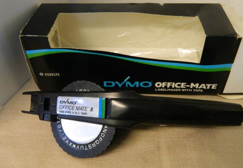 Esselte DYMO Office-Mate II Label Maker 1540-00 w/ Original Box &amp; Instructions