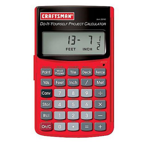 Craftsman project calculator dimension conversion estimation measuring hand tool for sale