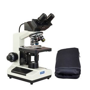 3mp digital binocular compound binocular microscope 40-2000x+vinyl carrying case for sale