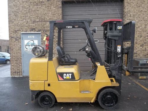 Forklift (20585) 2008 cat gc40k3, 8000lbs capacity, triple stage mast for sale