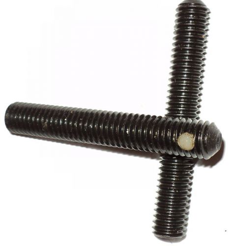 Hex socket set screws 3/8-16 x 2 1/2 self locking nylok for sale