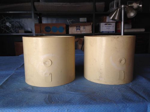 2 Set of 6 5/8” Diameter PVC Coupling ~ 6 1/4” Length