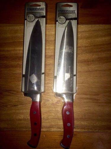 NEW FULL TANK Farberware 8 Inch Forged Chef Knives