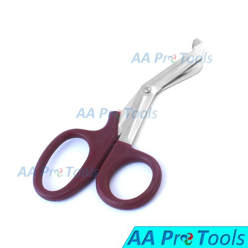 AA Pro: Emt Utility Scissors Maroon Color 7.5&#034; Medical Dental Surgical Instrumet