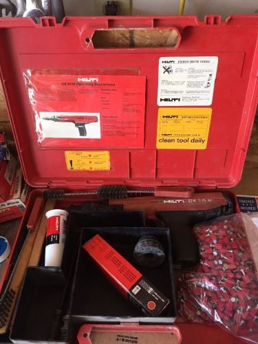 Used Hilti DX36M  DX 36 M Powder Actuated Nail Gun With Loads And Nails