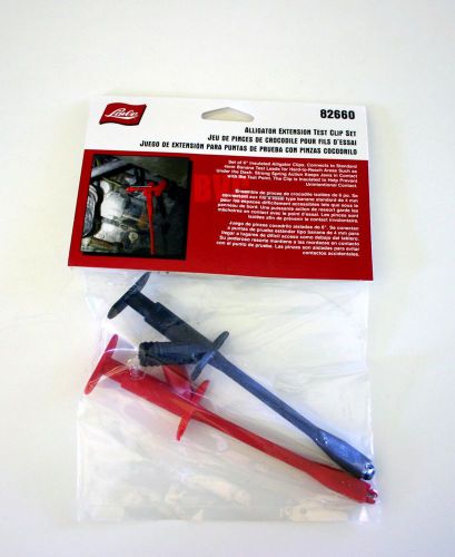 Alligator extension test clip set - lisle 82660 connects to banana test leads for sale