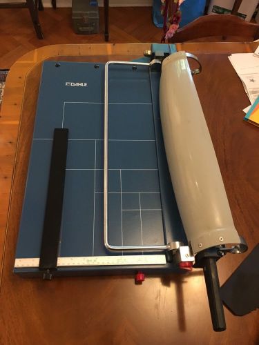 Dahle 567 premium 21.5 inch heavy duty guillotine paper cutter. w. germany. for sale